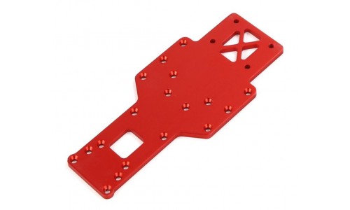 Chassis Plate Rear RED │ Baha 10B
